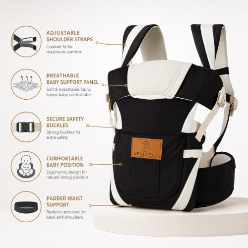 Image of Baby Carrier, Black, Pack of-2
