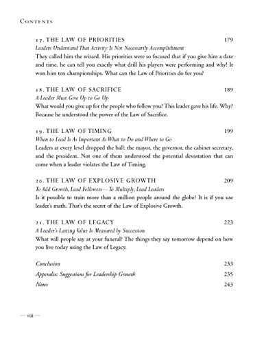 The 21 Irrefutable Laws of Leadership Workbook: Revised & Updated - Image 6