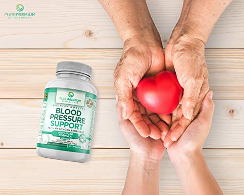 PurePremium Blood Pressure Support Supplement with Hawthorn, Hibiscus & Garlic Extract - Herbal Supplement, Vitamins & Herbs Support Normal Heart Health - 3 Months Supply - 90 Capsules - Image 7