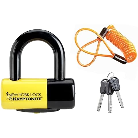Kryptonite New York Liberty Disc Lock with Reminder Cover