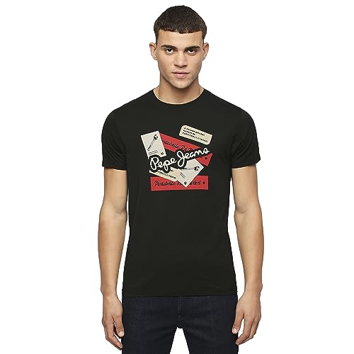 Image of Pepe Jeans Men Cotton Regular Fit T-Shirt