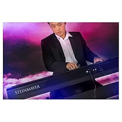 Steinmayer P-60 SM piano de scène home set noir - Les Beatles, Paul McCartney, John Lennon, RIngo Starr, George Harrison Steinmayer P-60 SM piano de scène home set noir – Image 3