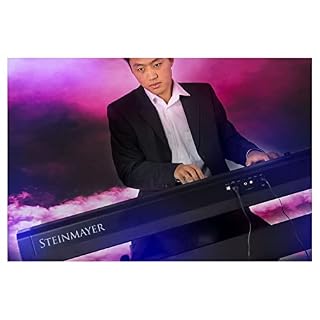 Steinmayer P-60 SM piano de scène home set noir - Les Beatles, Paul McCartney, John Lennon, RIngo Starr, George Harrison Steinmayer P-60 SM piano de scène home set noir – Image 3