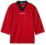 eishockey u20 wm 2019 resultate  SHER-WOOD - Eishockey Trainingstrikot Junior für Kinder I stilvolles Practice Jersey aus gelochtem Mesh-Stoff I V-Neck Jersey zum Trainieren I tolle Passform I wird über den Brustpanzer gezogen, Rot, Gr. XXS