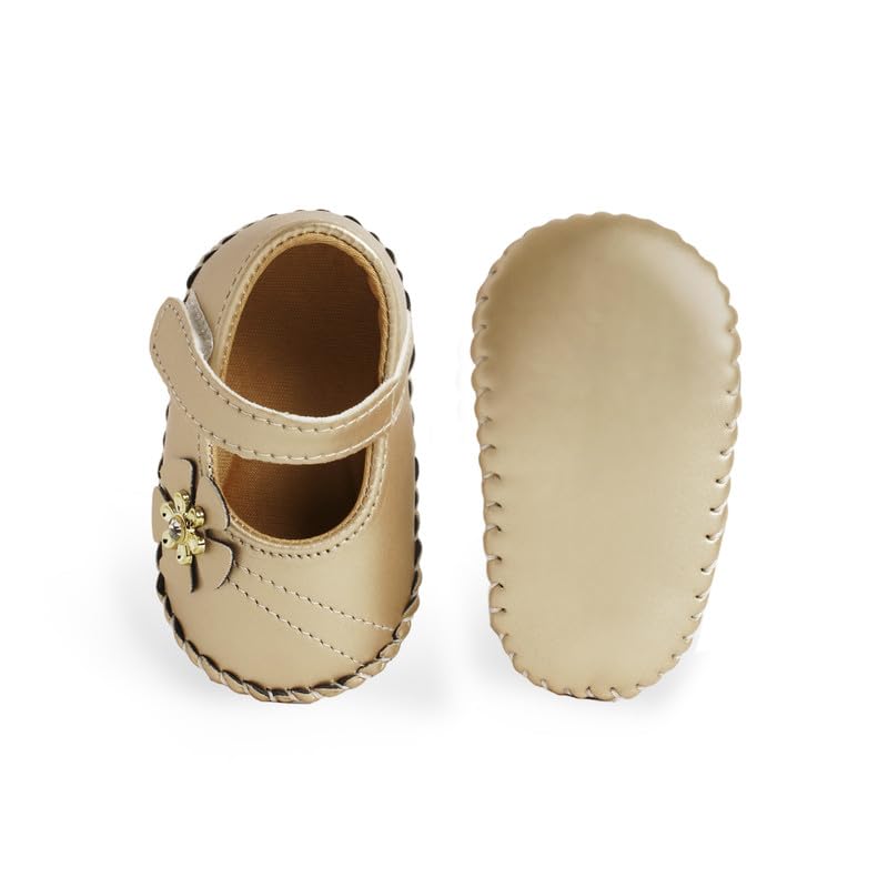 CHIU Booties with Diamond & Flower For Baby Grils 6 416EhiwwvOL