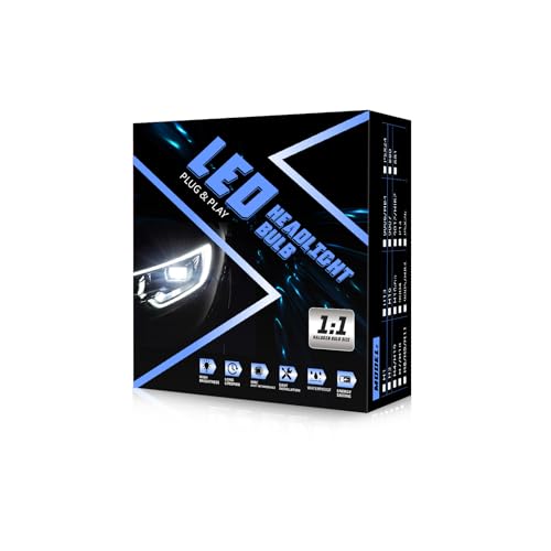 Ampoule H7 LED 1:1 résout le manque de visibilité de nuit avec 12000LM