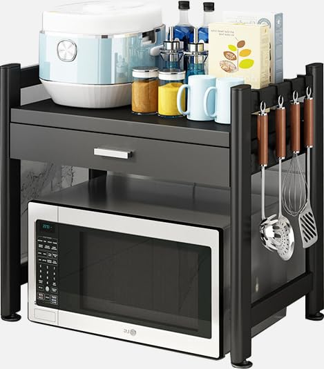 Présentoir métallique avec étagère à snacks modulable pour rangement de magasin