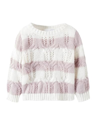 Nmfnibo Ls Knit pull fille à manches longues en maille douce