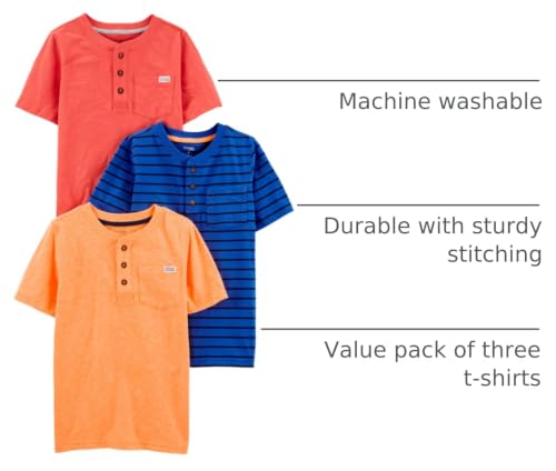 Image of Simple Joys by Carter's Baby Boys' 3-Pack Short-Sleeve Tee Shirts