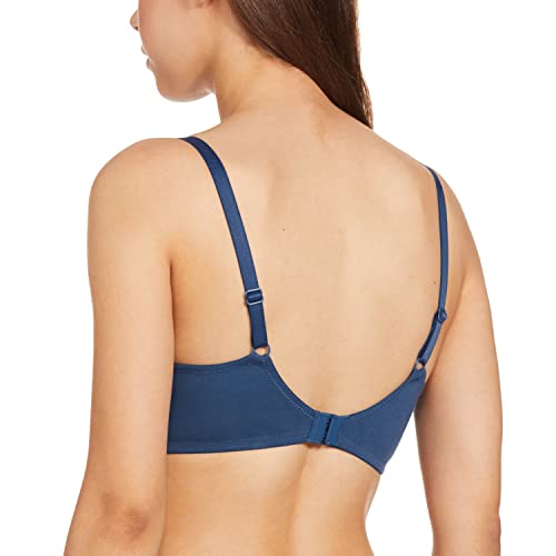 Image of Marks & Spencer Womens Cotton Blend Padded Wired Ultimate Support Demi Cup Bra