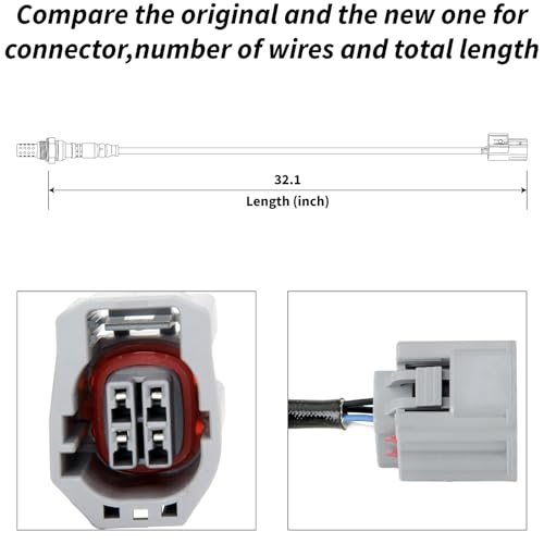 Sensor de Oxígeno Compatible Mazda 3 2004-2007 2 Pzas miniatura 2