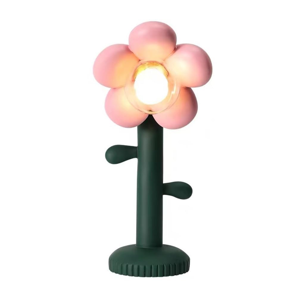 Lampada Da Tavolo Decorativa Moderna, Lampada Tavolo A Forma Di Fiore | Lampada Da Tavolo Decorativa A Fiori Multiuso, Lampada Da Camera For Ragazze, Stile Alla Moda E Pratico, Romantico