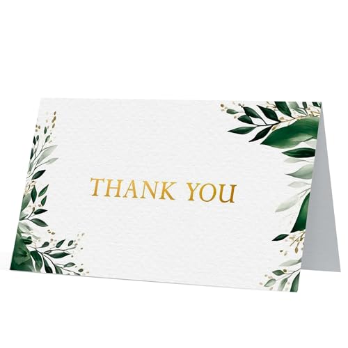 Image of Oaklyn 48 Pack Thank You Cards with Envelopes 4 inchx 5.25 inch for Weddings, Baby Shower, Birthday Parties, Business, and Graduation Thank You Cards Blank - Floral