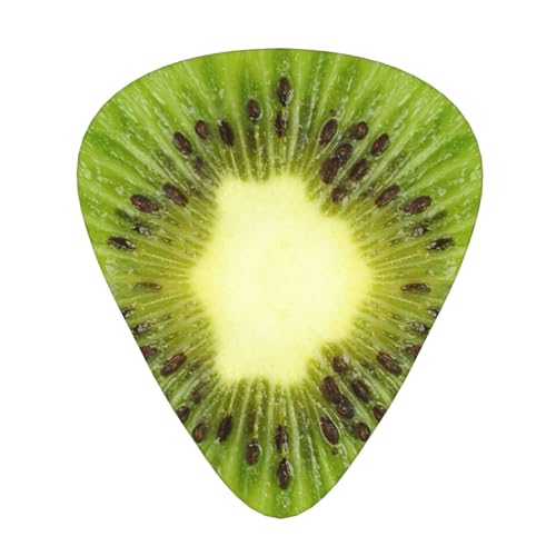 ウクレレ プレクトラム プリント ベースピック エレクトリックピック アコースティックギター奏者に必須のアイテム キウイスライスプリント