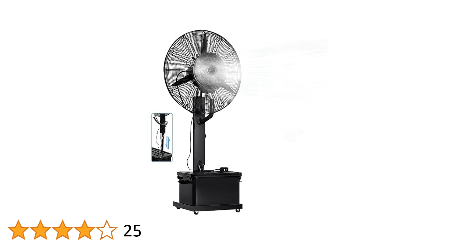 Amazon.co.jp: 業務用 工業用 大型水冷ミストファン 屋外扇風機