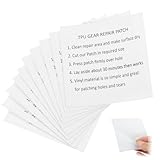 ibasenice 10 Stück Teiliges TPU Reparaturset Selbstklebend Reparaturflicken für Zelt Plane Schwimmring Luftmatratze Kanus Reparatur Patch Hohe Temperaturbeständigkeit Outdoor Vielseitig