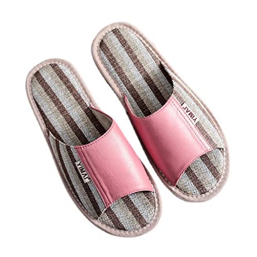Pantoufles en peau de mouton lin et coton pour un confort chic à la maison