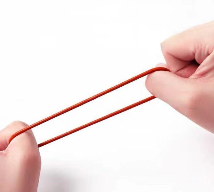 Joint rouge silicone 350mm résistant fuite VMQ rondelle 5mm