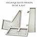 Walttools Concrete Bench Mold – 6 ft Heirloom Slate Precast Casting Form – Heavy-Duty Polyurethane Outdoor Concrete Bench Mold for DIY & Professional Hardscape Projects