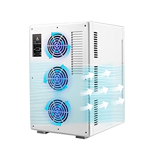 Mini Koelkast, 20L Twodoor Drie-Core Vriezer/Grote capaciteit, Smart Touchscreen/Verwarming en Koeling Verstelbare besturing, Geschikt voor auto/familie/reizen,Goud - Afbeelding 7