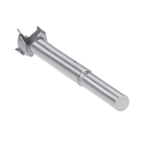 Miniatura 10 de Forstner Broca - Broca de carburo de tungsteno de 0.98 pulgadas para muebles de madera, bisagra, carpintería, vástago redondo, gris
