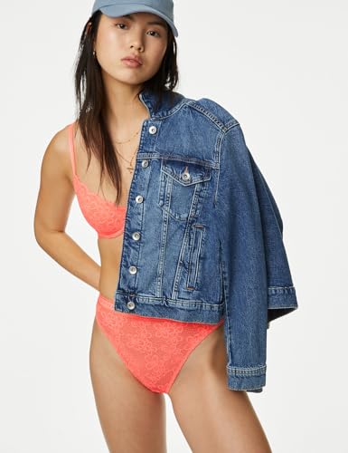 Image of Marks & Spencer B by Boutique Womens Polyamide Blend Solid High Rise High Leg Knicker