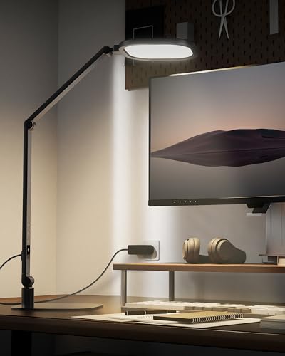LED-Desk-Lamp-for-Home-Office-15W-Computer-Zoom-Lighting-with-Swing-Arm-Memory-Timer-Function-Dimmable-Desktop-Ring-Light-for-Video-Calls-Conference-Reading-Streaming-Podcasting