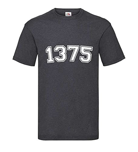 T-shirt pour homme gris foncé XXXL en coton confortable au quotidien