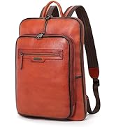 Amazon.com: CLUCI Leather Backpack for Women 15.6 inch Laptop Backpack ...