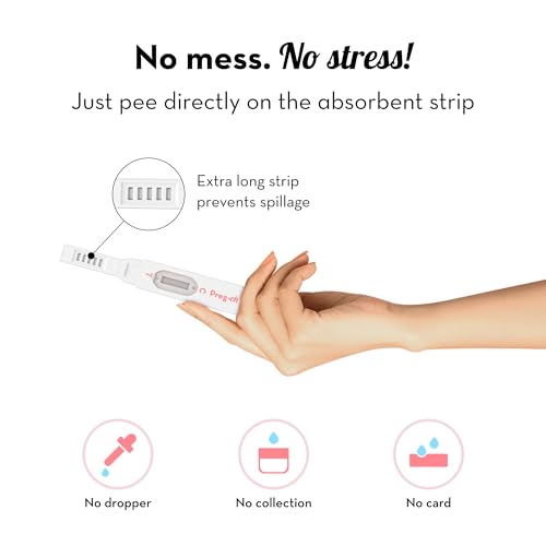 Image of Plush Preg-Oh! Midstream Pregnancy Kit Test for Women | Single Step Hygienic Testing Process | 3 Individually Sealed Tests with Manual | 99% Accuracy x Pack of 5