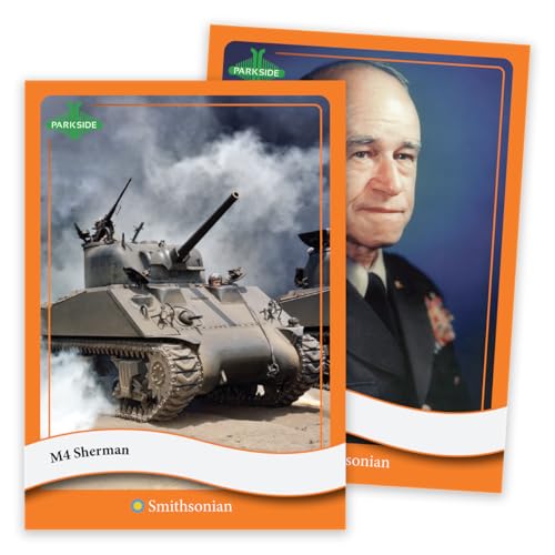 Parkside Smithsonian Curiosity Trading Cards: Allies of WWII, Military Vehicles and Leaders, 50-Card Educational Set, Made in USA, 2025 Edition, Girls & Boys, Gifts for All Ages