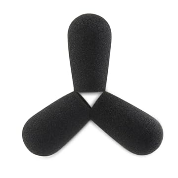 LEFXMOPHY Para-brisas para Bose Proflight Series 2 Aviation Headset Capa de Microfone Esponja Filtro Pop Pacote com 3 Microfone Espuma