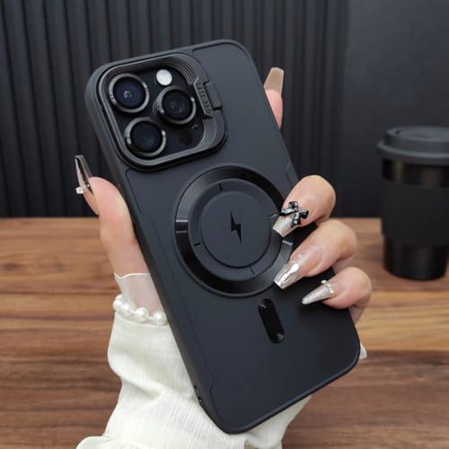 Coque iPhone 12 Pro noir magnétique protection fine chargeur induction