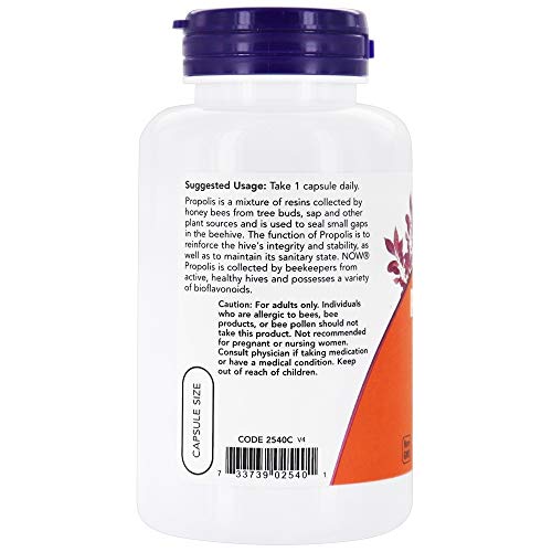 Própolis Now Foods 1.500 mg 100 cápsulas