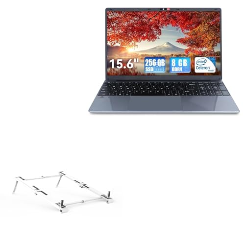 Base ajustable de aluminio para laptops 15.6 pulg.