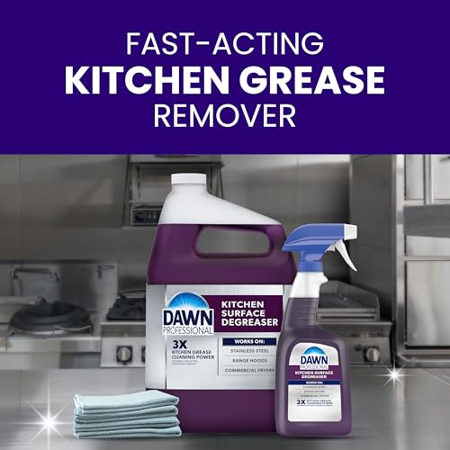 P&G Professional DAWN Kitchen Surface Degreaser - 1 GAL (Case of 2) - For Removing Grease Found in Commercial Kitchens & Food Service (Packaging May Vary)