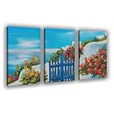 Photo Gallery bncedjk stampa artistica da parete con vista sul mare e giardino, poster su tela, 60 x 90 cm Photo Gallery bncedjk stampa artistica da parete con vista sul mare e giardino, poster su tela, 60 x 90 cm