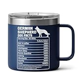 Limima Gifts for German Shepherd Lovers – 14oz Stainless Steel Coffee Mug with...