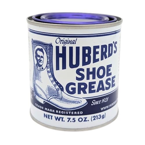 Huberd’s Shoe Grease (7.5oz) - Leather conditioner and waterproofer since 1921. Waterproofs, softens and conditions boots, shoes, bags, belts, jackets, car seats, gloves, furniture, saddles and tack.