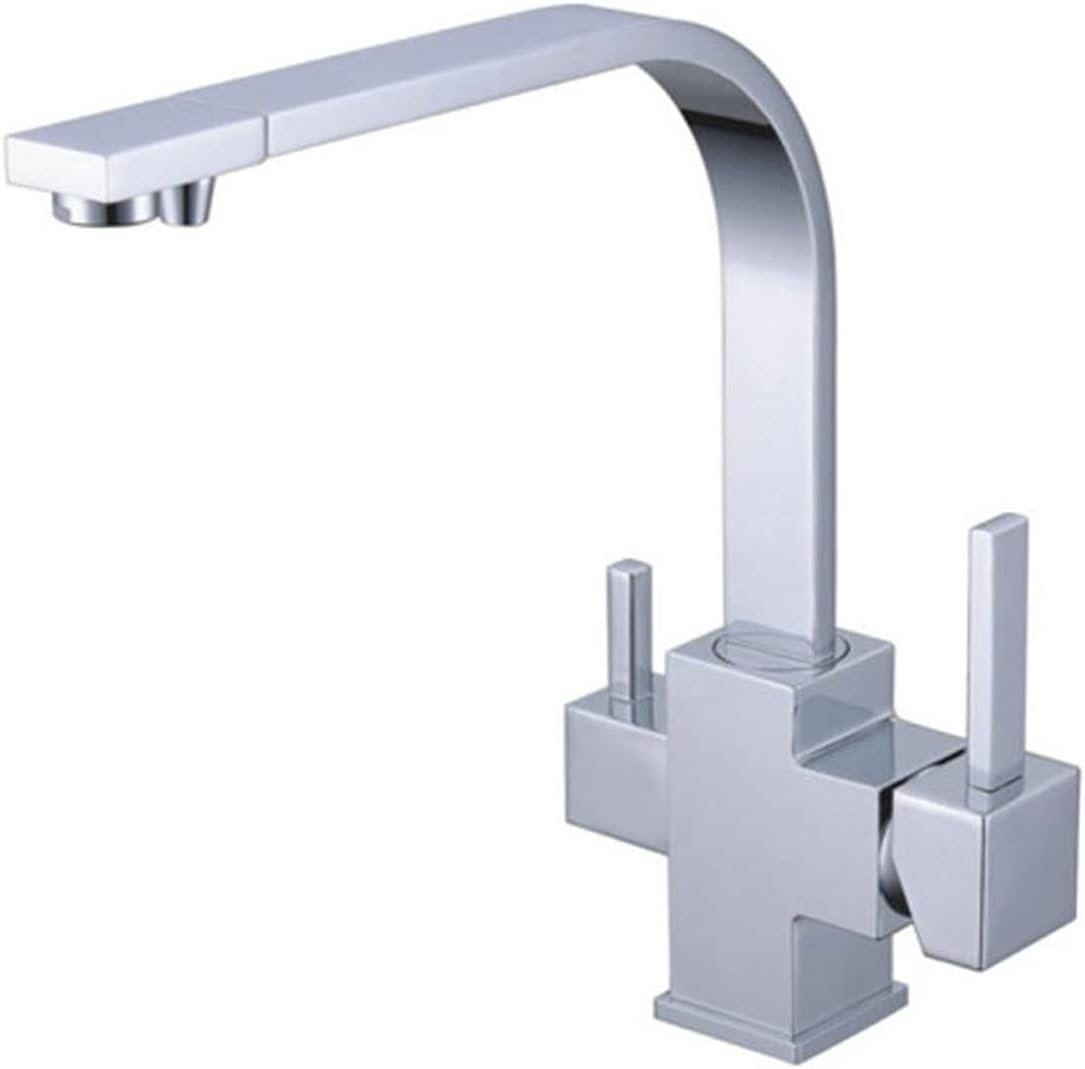WL-307 CR Three Way Kitchen Faucet Way Kitchen Faucet for Reverse Osmosis System Brass Construction Chrome Finish