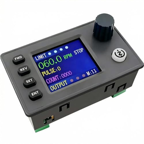 Ransanx Stepper Motor Controller, DC 12-24V, 20 Modes, Modbus Driver Compatible with Nema 17 23 34, CNC, PLC