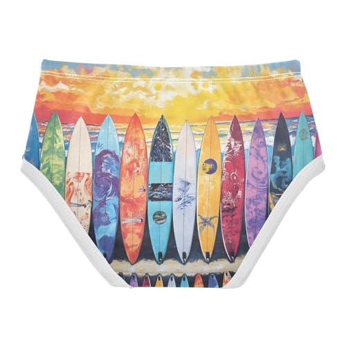 Colorful Surfboards Beach Toddler Girls's Underwear 2T 202b86432