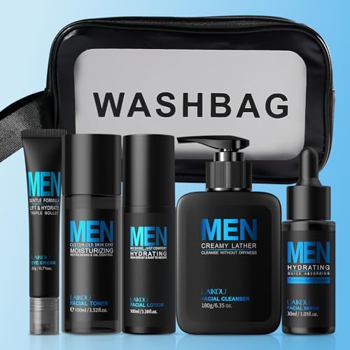 LAIKOU Men Skin Care, Men's Facial Care Kit, Facial Care Gift Set...