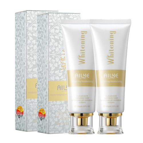 Nettoyant visage éclaircissant AILKE soin anti-âge pour purifier et lisser la peau 120ml lot de 2