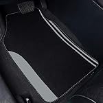 Flying Banner Car Carpet Floor Mats Anti-Slip Waterproof Front Rear Set Fit for SUV, Trucks, Sedans, Vans 4 PCS (Gray)