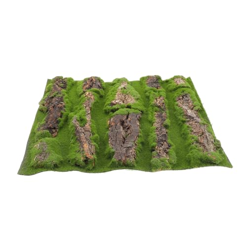 Totority Aquarium Background Bark Emulation Bark Board for Reptile Tank Natural Look Decoration for Turtle and Reptile Habitat and for