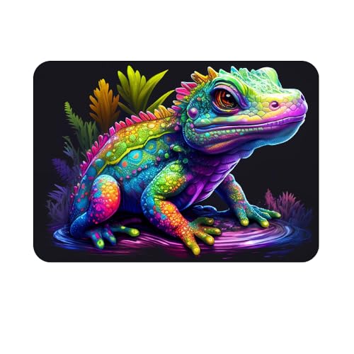 Image of Shivor Fantasy Art Mouse Pad 25x22cm | Purple Floral Printed Design | Smooth Surface Control | Heat Resistant Rubber Base | Non Slip Grip | for Gaming and Laptop Use