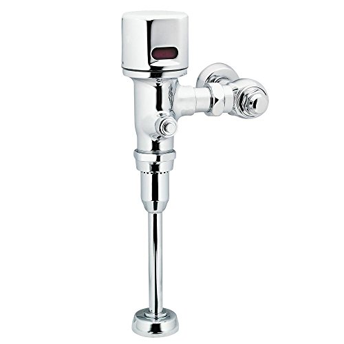 Hot Deals Moen 8316 M-Power 3/4-Inch Urinal Battery Powered Exposed Sensor-Operated Electronic Flush Valve .125 gpf, Chrome