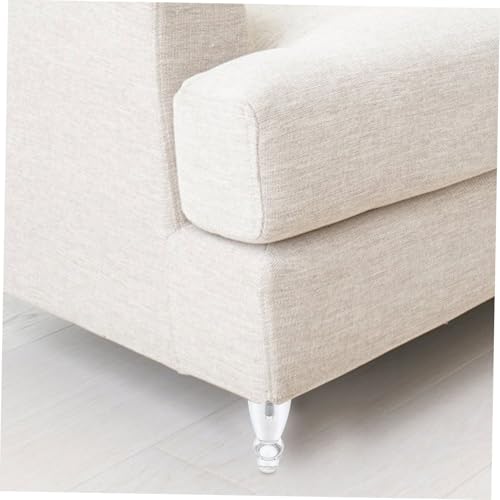 Patas de acrílico cónicas para muebles gabinetes cajoneras y mesas de escritorio 7