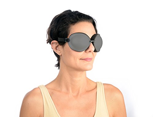 Eye Eco Tranquileyes Xl Advanced Warm Compress – Dark Eye Mask For Dry, Irritated Eyes – Help Improve Sleep With Soft Comfort Eye Shade - Self-Heating Instants- Adjustable Straps –Charcoal #TOP5